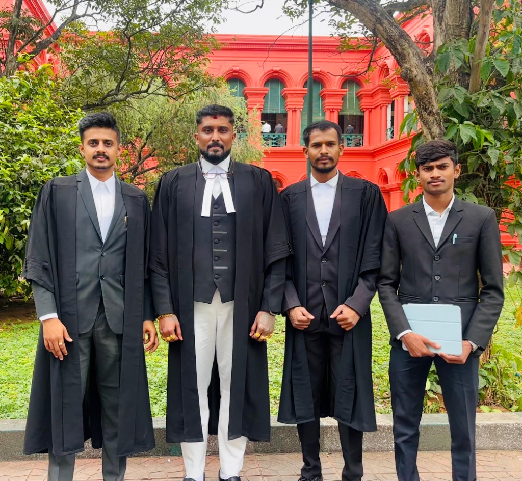 Advocate Karthik M and associates at Karnataka High Court, Bengaluru